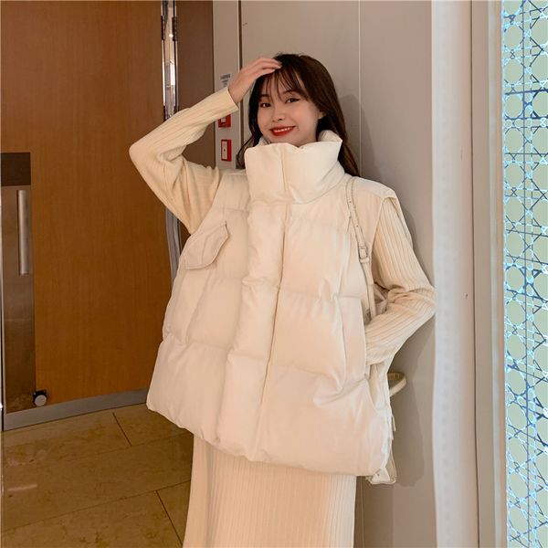 2022 vest autumn and winter new korean version loose wild down cotton waistcoats waistcoat vests waistcoat short coat women m xl xxl, Black;white
2022 vest autumn and winter new korean version loose wild down cotton waistcoats waistcoat vests waistcoat short coat women m xl xxl, Black;white