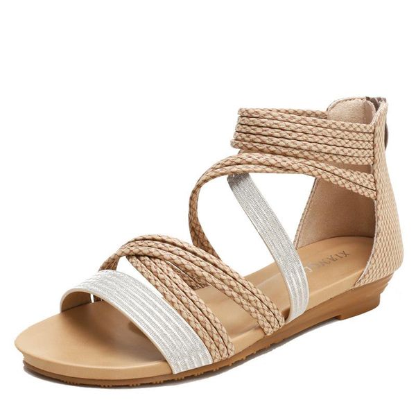 sandals slope heel women 2021 summer fashion comfortable flat roman women's shoes lightweight casual outdoor, Black
sandals slope heel women 2021 summer fashion comfortable flat roman women's shoes lightweight casual outdoor, Black