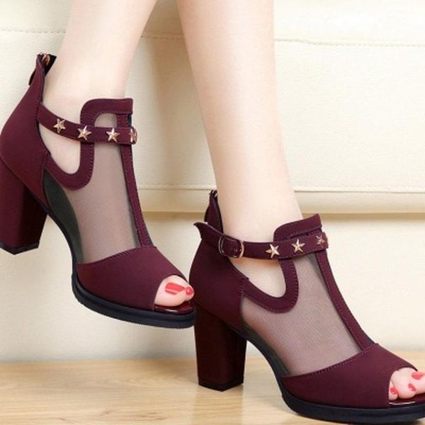 women pumps high thick black heels ladies shoes rivet mesh zipper open toe casual party wedding platform chunky sandal sandals
women pumps high thick black heels ladies shoes rivet mesh zipper open toe casual party wedding platform chunky sandal sandals