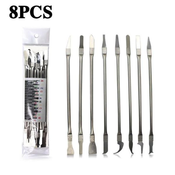 cell phone repairing tools 8pcs cpu ic glue remover repair tool c chip thin blades piratical hand for mobile computer
cell phone repairing tools 8pcs cpu ic glue remover repair tool c chip thin blades piratical hand for mobile computer