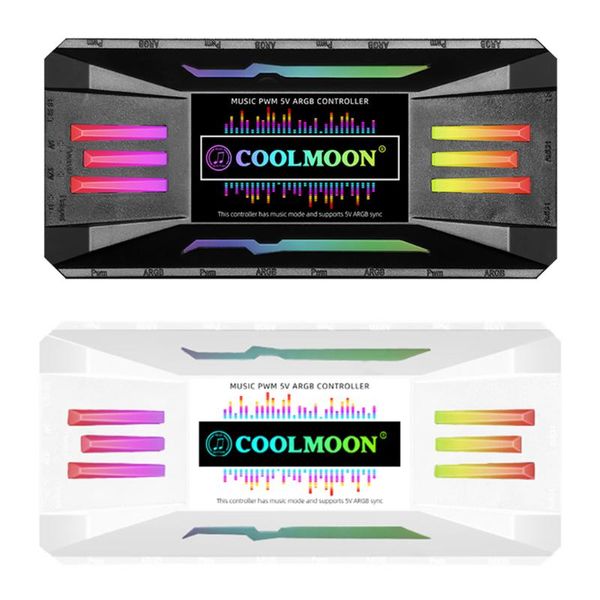 fans & coolings coolmoon argb controller pin pwm 4-pin pc music fan 5v 3-pin shenguang with wireless remote control chassis accessories
fans & coolings coolmoon argb controller pin pwm 4-pin pc music fan 5v 3-pin shenguang with wireless remote control chassis accessories