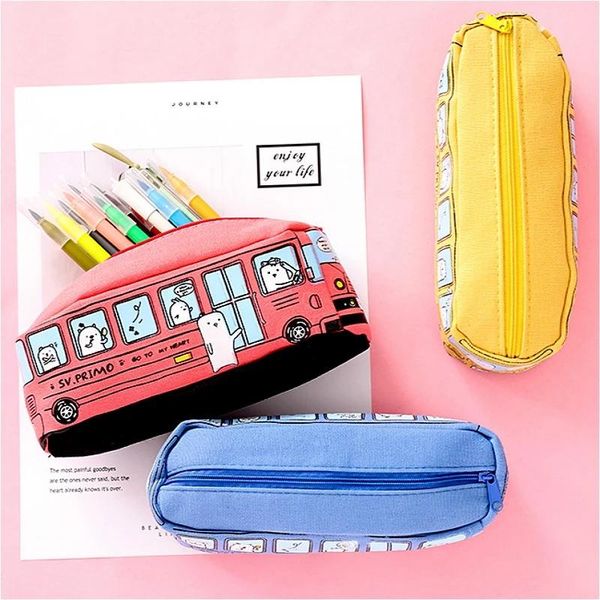 pencil bags school bus case kawaii large capacity pencilcase pen supplies bag box pencils pouch station
pencil bags school bus case kawaii large capacity pencilcase pen supplies bag box pencils pouch station