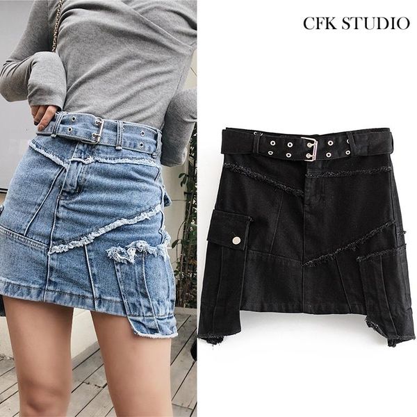 skirts women blue casual mini denim skirt 2021 summer bodycon high waist personality pocket jeans cool, Black
skirts women blue casual mini denim skirt 2021 summer bodycon high waist personality pocket jeans cool, Black