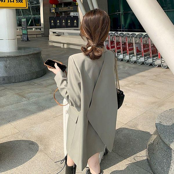 women's suits & blazers oversize women pure color spring elegant temperament feminine all-match fashion high street casual office blaze, White;black
women's suits & blazers oversize women pure color spring elegant temperament feminine all-match fashion high street casual office blaze, White;black