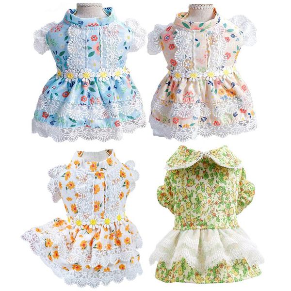 summer floral print boho adorable mini skirt dog fashion lace frills dress for dogs cats pleated skirts beach holiday apparel
summer floral print boho adorable mini skirt dog fashion lace frills dress for dogs cats pleated skirts beach holiday apparel