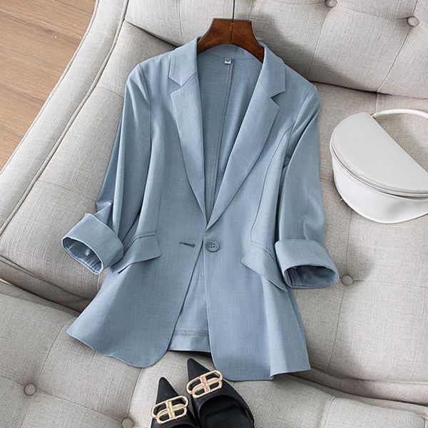 women's suits & blazers tencel linen thin small suit jacket female large size air-conditioned shirt 2021 spring and summer korean casua, White;black
women's suits & blazers tencel linen thin small suit jacket female large size air-conditioned shirt 2021 spring and summer korean casua, White;black