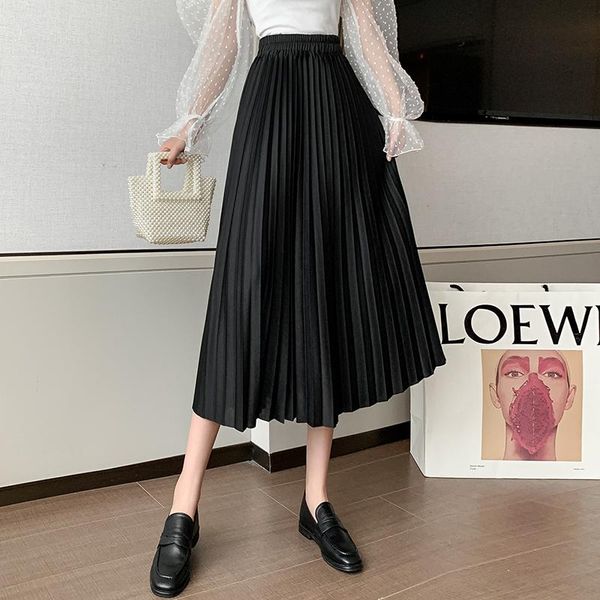 skirts fmfssom 2021 summer women elegant chiffon mid-calf skirt arrival office ladies solid a-line high waist slim pleated, Black
skirts fmfssom 2021 summer women elegant chiffon mid-calf skirt arrival office ladies solid a-line high waist slim pleated, Black