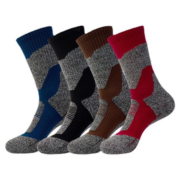 sports socks men's cotton athletic cushion breathable crew hiking mountain climbing ski thick winter thermal, Black
sports socks men's cotton athletic cushion breathable crew hiking mountain climbing ski thick winter thermal, Black