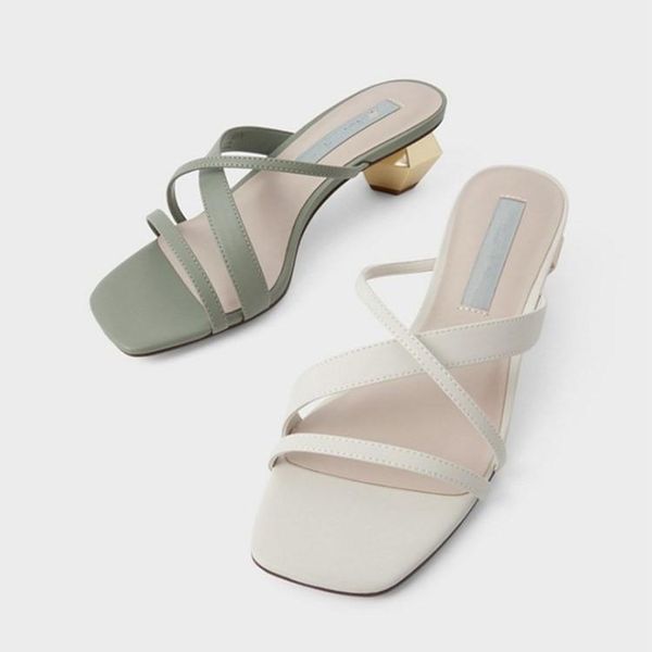 sandals 2021 spring women's green leisure shoes high heel geometric narrow band thick mid, Black
sandals 2021 spring women's green leisure shoes high heel geometric narrow band thick mid, Black
