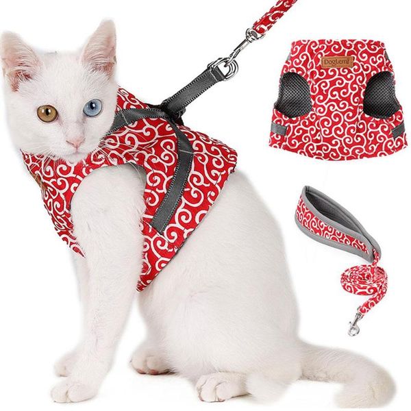 cat collars & leads lanlan breathable chest strap harness for pet outdoor walking red
cat collars & leads lanlan breathable chest strap harness for pet outdoor walking red