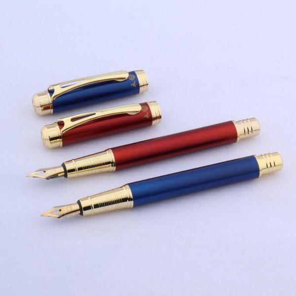 luxury 02 matte blue frosted fountain pen red gold 0.7mm ink decoration stationery office school supplies pens
luxury 02 matte blue frosted fountain pen red gold 0.7mm ink decoration stationery office school supplies pens