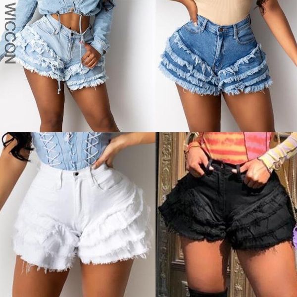women's shorts casual blue for women high waist patchwork ruffles pockets asmmetrical slim short pant female 2021 summer, White;black
women's shorts casual blue for women high waist patchwork ruffles pockets asmmetrical slim short pant female 2021 summer, White;black