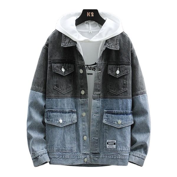 men's jackets spring and autumn jean jacket classic fashion multi-pocket color matching denim male high-end brand cowboy coat, Black;brown
men's jackets spring and autumn jean jacket classic fashion multi-pocket color matching denim male high-end brand cowboy coat, Black;brown