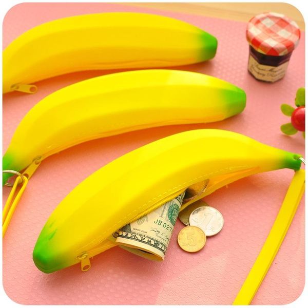 coin purses pencil case novelty cute banana silicone wallet purse korean students hand, Red;black
coin purses pencil case novelty cute banana silicone wallet purse korean students hand, Red;black
