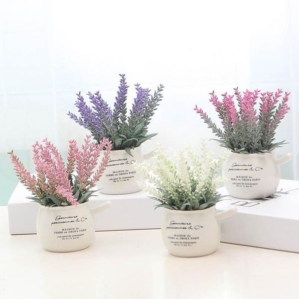 pcs artificial mini potted plants home decoration lavender bonsai floral drop garden decorative flowers & wreaths
pcs artificial mini potted plants home decoration lavender bonsai floral drop garden decorative flowers & wreaths