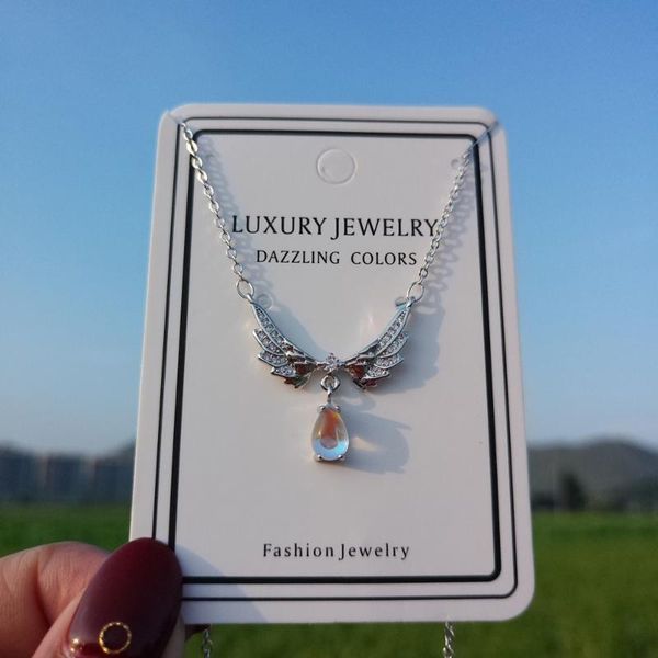 pendant necklaces necklace women's moonstone clavicle chain korean temperament all-match student accessories fashion ladies, Silver
pendant necklaces necklace women's moonstone clavicle chain korean temperament all-match student accessories fashion ladies, Silver