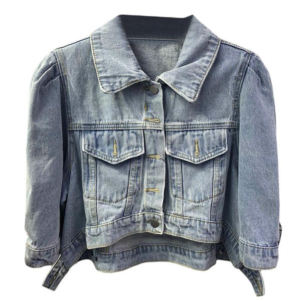 women's jackets autumn retro jeans female loose bf puff sleeve denim cropped jacket for women high waist shorts jean coat femme, Black;brown
women's jackets autumn retro jeans female loose bf puff sleeve denim cropped jacket for women high waist shorts jean coat femme, Black;brown