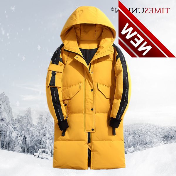 men's jacket coat thicken men hooded warm lengthen parka white duck down hight quality 2021 new winter, Black
men's jacket coat thicken men hooded warm lengthen parka white duck down hight quality 2021 new winter, Black