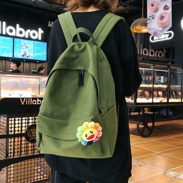 sunflower korean girls backpack cute middle school students bag minimalist style solid color ins
sunflower korean girls backpack cute middle school students bag minimalist style solid color ins