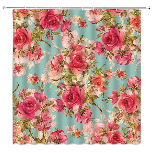floral shower curtain watercolor red rose flower with leaves bunch decor spring botany garden,fabric bathroom set with hooks
floral shower curtain watercolor red rose flower with leaves bunch decor spring botany garden,fabric bathroom set with hooks