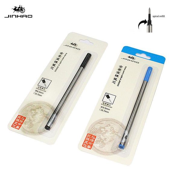 jinhao ballpoint pen refill 0.5mm 0.7mm nib black and blue ink office school stationery refills, Black;red
jinhao ballpoint pen refill 0.5mm 0.7mm nib black and blue ink office school stationery refills, Black;red