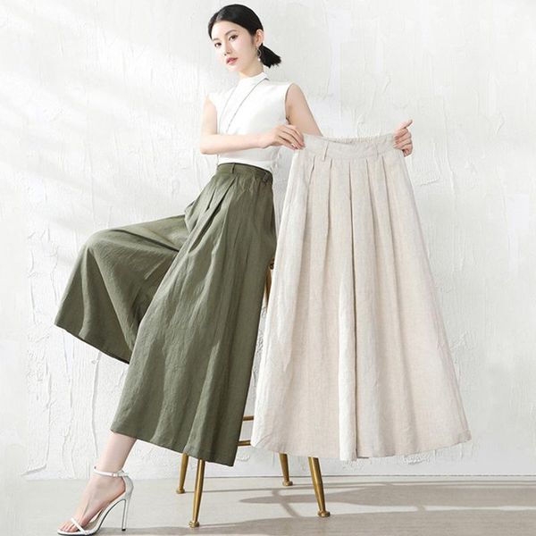 women's pants & capris 2021 spring autumn simple solid color high waist slim casual loose plus size women cotton linen wide leg, Black;white
women's pants & capris 2021 spring autumn simple solid color high waist slim casual loose plus size women cotton linen wide leg, Black;white