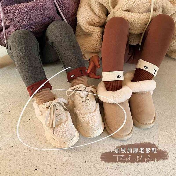children girls fashion daddy new winter sports girl casual with fleece hip-school boys shoes 210329, Black
children girls fashion daddy new winter sports girl casual with fleece hip-school boys shoes 210329, Black