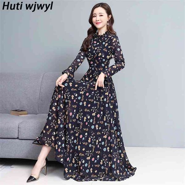 spring autumn black floral chiffon vintage dress plus size long sleeve boho maxi women bodycon party casual vestidos 210528, Black;gray
spring autumn black floral chiffon vintage dress plus size long sleeve boho maxi women bodycon party casual vestidos 210528, Black;gray