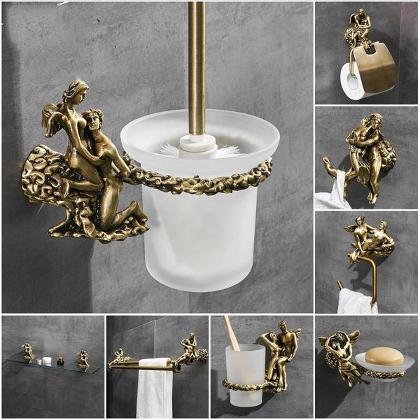 bath accessory set romantic series bronze bathroom toilet paper holder wall mounted towel bar brush accessories w6400
bath accessory set romantic series bronze bathroom toilet paper holder wall mounted towel bar brush accessories w6400