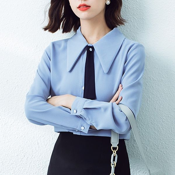women's blouses & shirts blouses of autumn large size women's loose fice workwear elegant summer sweaters 3nss, White
women's blouses & shirts blouses of autumn large size women's loose fice workwear elegant summer sweaters 3nss, White