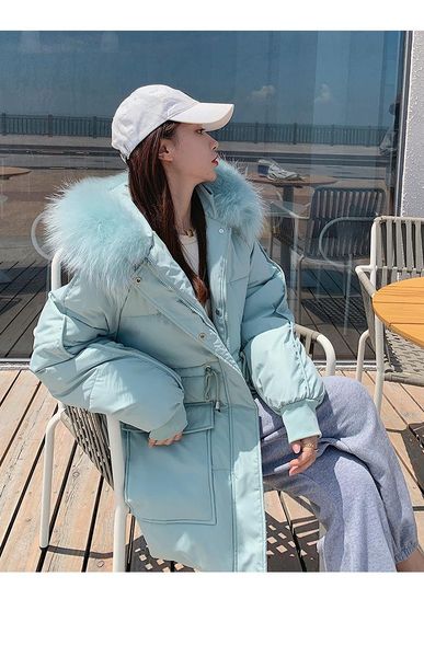 women's down & parkas winter jackets women casual loose coats 2021 hooded with fur collar korean pockets fashion clothing female h297, Black
women's down & parkas winter jackets women casual loose coats 2021 hooded with fur collar korean pockets fashion clothing female h297, Black