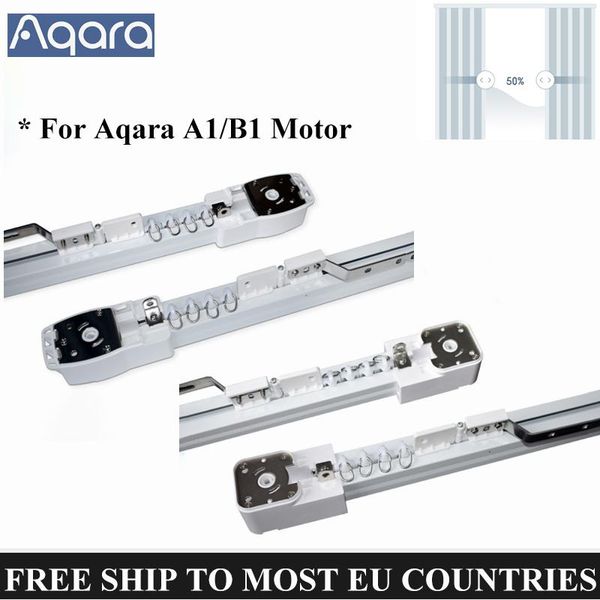 smart home control electric curtain rail track for aqara b1 zigbee motor a1 wifi automatic motorized curtains system
smart home control electric curtain rail track for aqara b1 zigbee motor a1 wifi automatic motorized curtains system