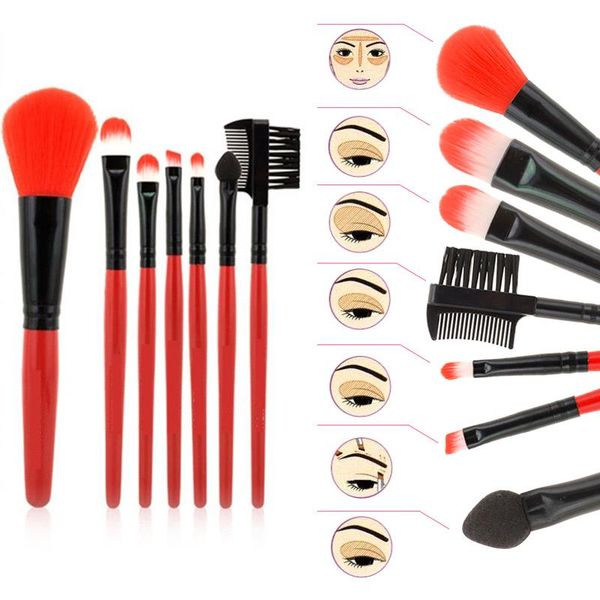 makeup brushes 7 pcs professional set toiletry kit cosmetic foundation make up tools with case
makeup brushes 7 pcs professional set toiletry kit cosmetic foundation make up tools with case