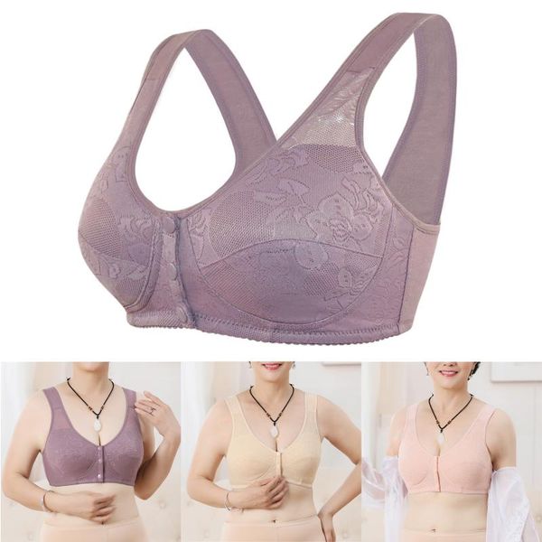 lace trim front closure bra women's adjustable sports extra-elastic breathable casual brassiere femme#z gym clothing, White;black
lace trim front closure bra women's adjustable sports extra-elastic breathable casual brassiere femme#z gym clothing, White;black