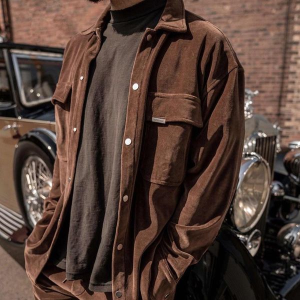 men's jackets original hip-hop casaul black brown represent single-breasted jacket men women coats golden velvet
men's jackets original hip-hop casaul black brown represent single-breasted jacket men women coats golden velvet