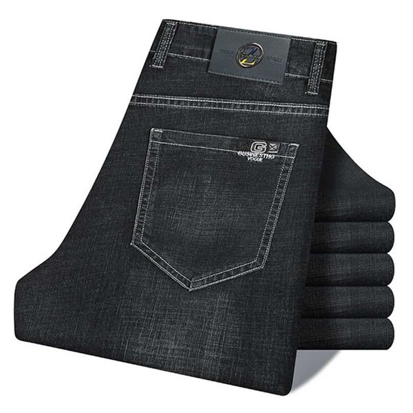 high-end brand men's slim jeans spring summer business casual straight-leg pants male autumn winter stretch denim trousers 211111, Blue
high-end brand men's slim jeans spring summer business casual straight-leg pants male autumn winter stretch denim trousers 211111, Blue