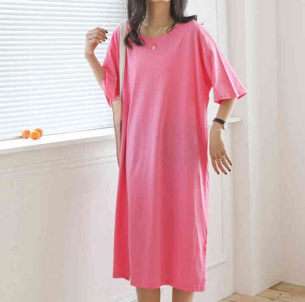 casual dresses elegant female 95% cotton nightgown oversized short sleeve open side ladies midi dress shf8, Black;gray
casual dresses elegant female 95% cotton nightgown oversized short sleeve open side ladies midi dress shf8, Black;gray