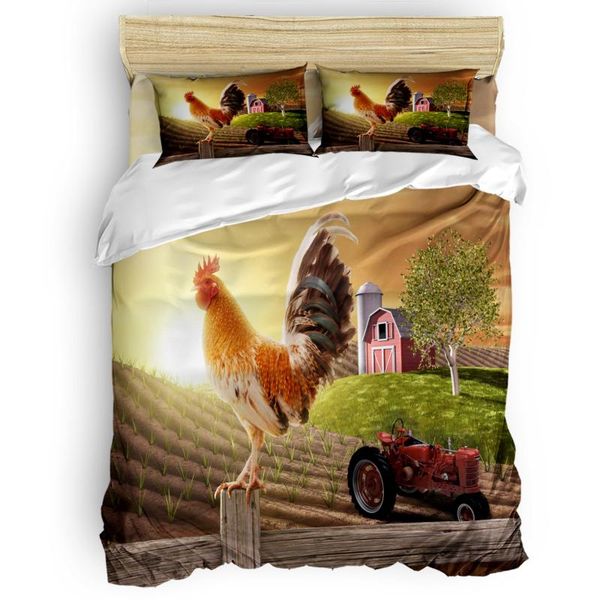 bedding sets rooster farm tractor duvet cover set with pillowcase comfortable bedroom supplies king size
bedding sets rooster farm tractor duvet cover set with pillowcase comfortable bedroom supplies king size