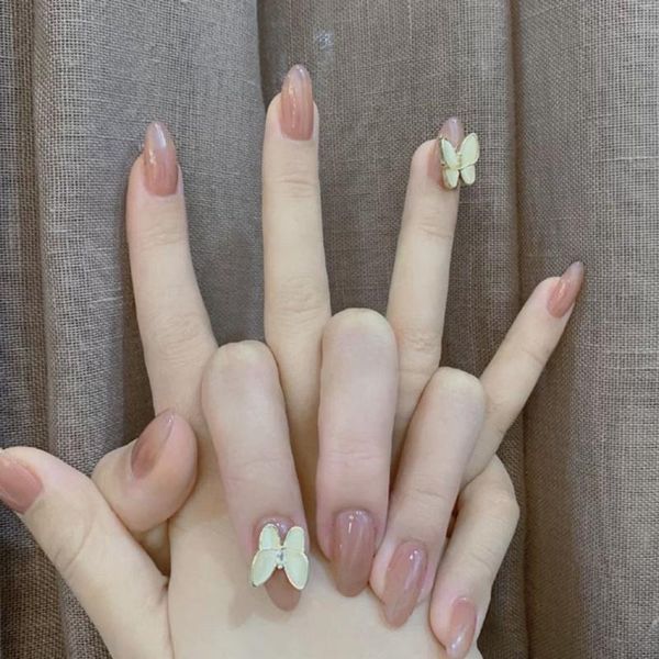 false nails nail beauty decor with a butterfly in skin color elegant fashion detachable glue style for all women daily life j9, Red;gold
false nails nail beauty decor with a butterfly in skin color elegant fashion detachable glue style for all women daily life j9, Red;gold