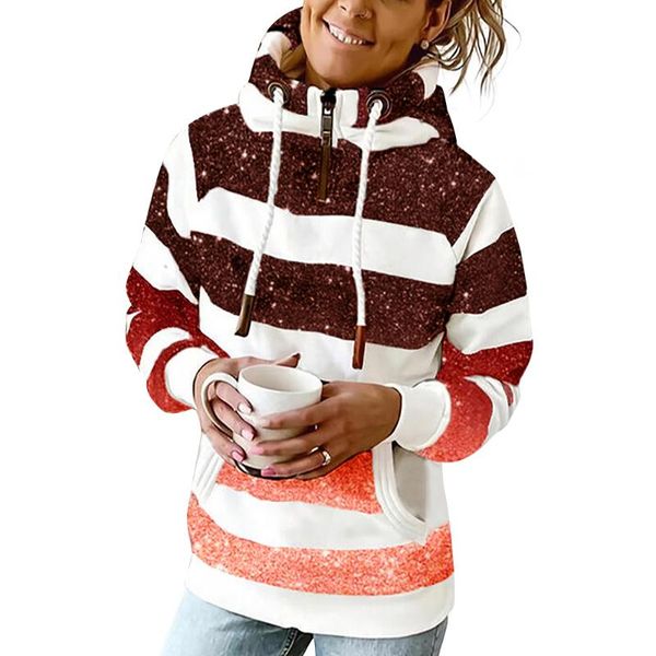 women's hoodies & sweatshirts women hooded spring autumn printing knitted casual long sleeve print loose pocket sweatshirt round neck, Black
women's hoodies & sweatshirts women hooded spring autumn printing knitted casual long sleeve print loose pocket sweatshirt round neck, Black