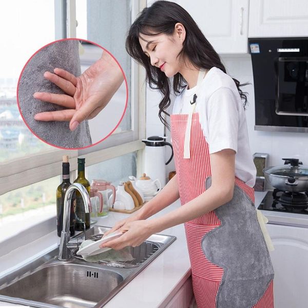 aprons women kitchen apron waterproof strip adjustable wipe hands pocket home cooking accessories household cleaning
aprons women kitchen apron waterproof strip adjustable wipe hands pocket home cooking accessories household cleaning