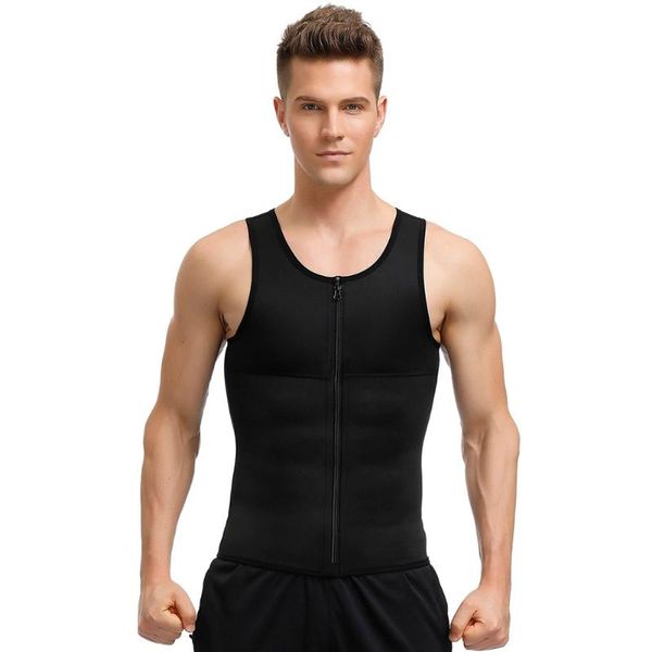 men's body shapers men sauna vest sweat shaper abdomen waist trainer zipper corset weight loss shapewear, Black;brown
men's body shapers men sauna vest sweat shaper abdomen waist trainer zipper corset weight loss shapewear, Black;brown