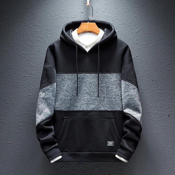 men's hoodies & sweatshirts men casual long sleeve mens fleece hooded pullover solid patchwork hip hop streetwear tracksuit, Black
men's hoodies & sweatshirts men casual long sleeve mens fleece hooded pullover solid patchwork hip hop streetwear tracksuit, Black
