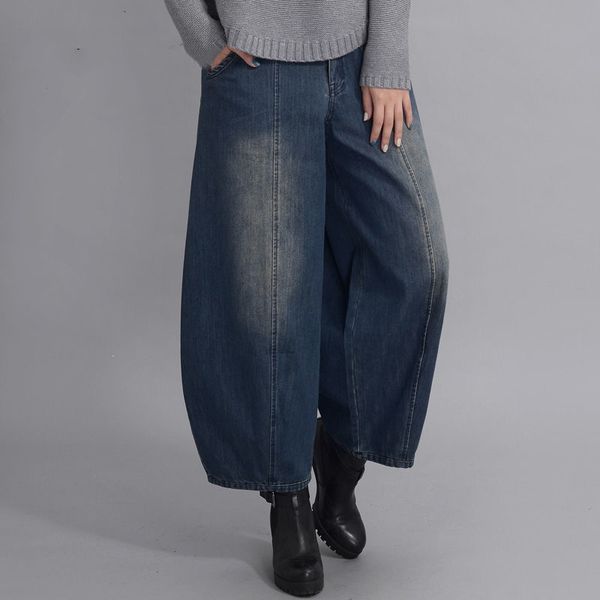 women's jeans calça jeans feminina de cintura alta solta, calça vintage com botões na rua, tamanho super grande, primavera e verão, Blue
women's jeans calça jeans feminina de cintura alta solta, calça vintage com botões na rua, tamanho super grande, primavera e verão, Blue
