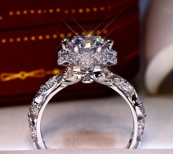 cluster rings fashion luxury vintage hollow flower wedding bands 925 sterling silver jewelry 1 lab diamond engagement ring, Golden;silver
cluster rings fashion luxury vintage hollow flower wedding bands 925 sterling silver jewelry 1 lab diamond engagement ring, Golden;silver