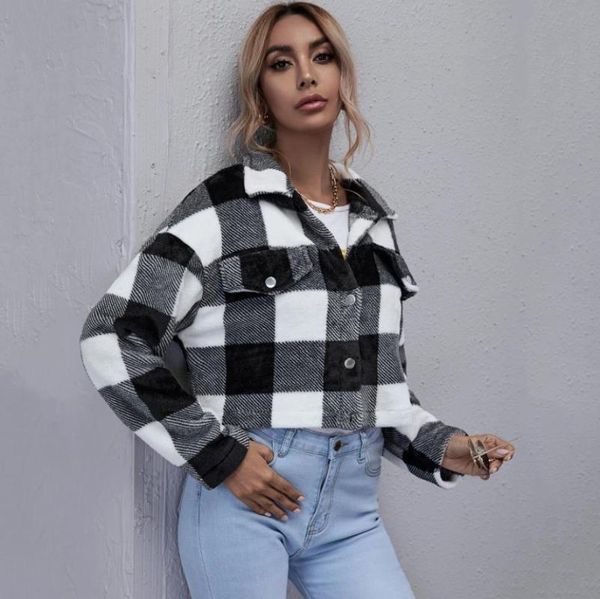women's jackets women 's fashion y2k plaid coat long sleeve lapel neck velvet warm loose casual party street short cardigan, Black;brown
women's jackets women 's fashion y2k plaid coat long sleeve lapel neck velvet warm loose casual party street short cardigan, Black;brown