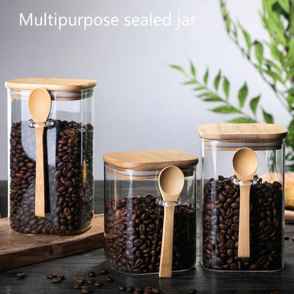 storage bottles & jars 800-1200ml with spoon sealed jar glass tank condiment coffee beans kitchen supplies sugar bottle tea box
storage bottles & jars 800-1200ml with spoon sealed jar glass tank condiment coffee beans kitchen supplies sugar bottle tea box