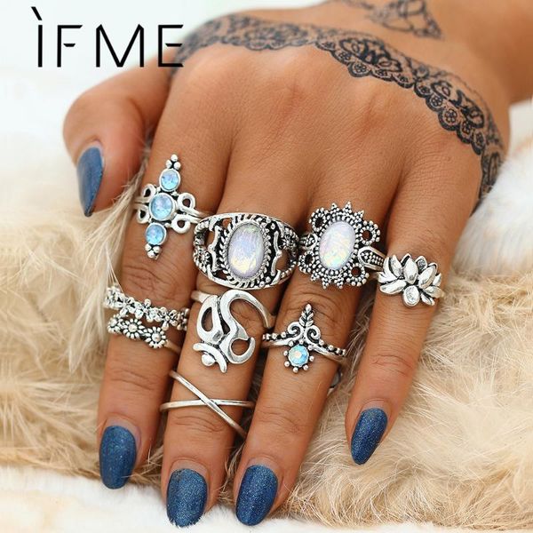 cluster rings if me vintage big opal stone om flower ring sets for women boho silver color crystal knuckle set statement finger jewelry, Golden;silver
cluster rings if me vintage big opal stone om flower ring sets for women boho silver color crystal knuckle set statement finger jewelry, Golden;silver