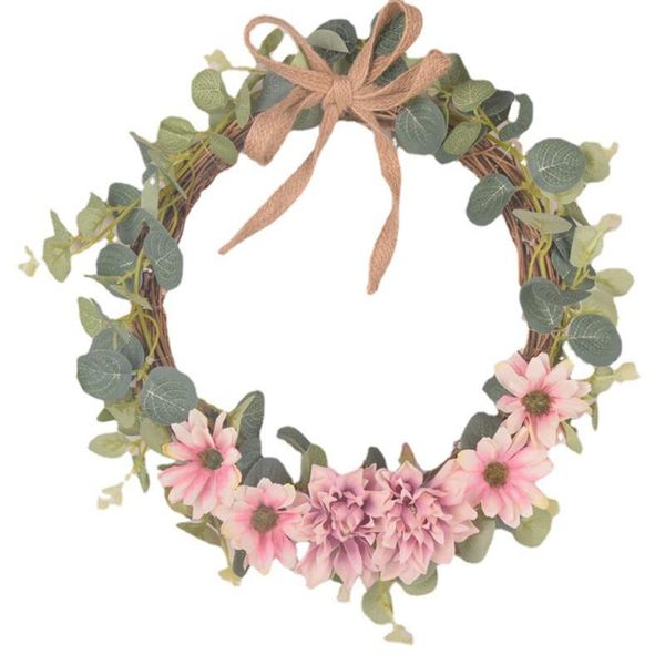 decorative flowers & wreaths christmas small daisy wreath 33cm rattan circle wall hanging harvest festival pendant home decoration
decorative flowers & wreaths christmas small daisy wreath 33cm rattan circle wall hanging harvest festival pendant home decoration