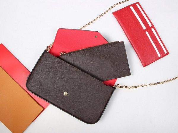 High-quality men and women Wallets & Holders Leather three-piece set chain fashion with box size: 19-10 cm
High-quality men and women Wallets & Holders Leather three-piece set chain fashion with box size: 19-10 cm
